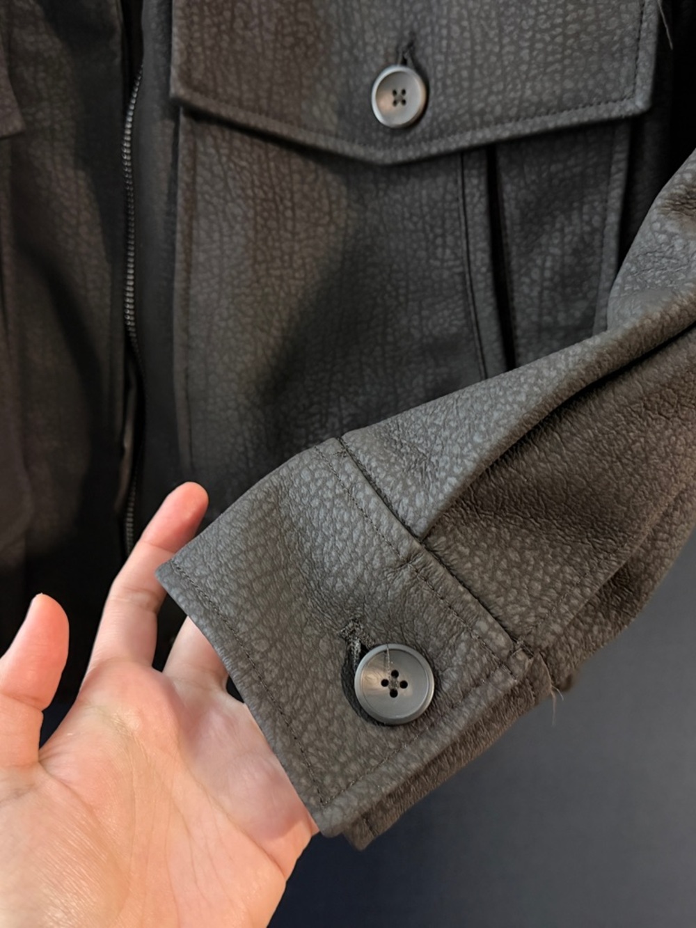 ZARA Dark Brown Women's Bomber Jacket - Picture 3 of 8